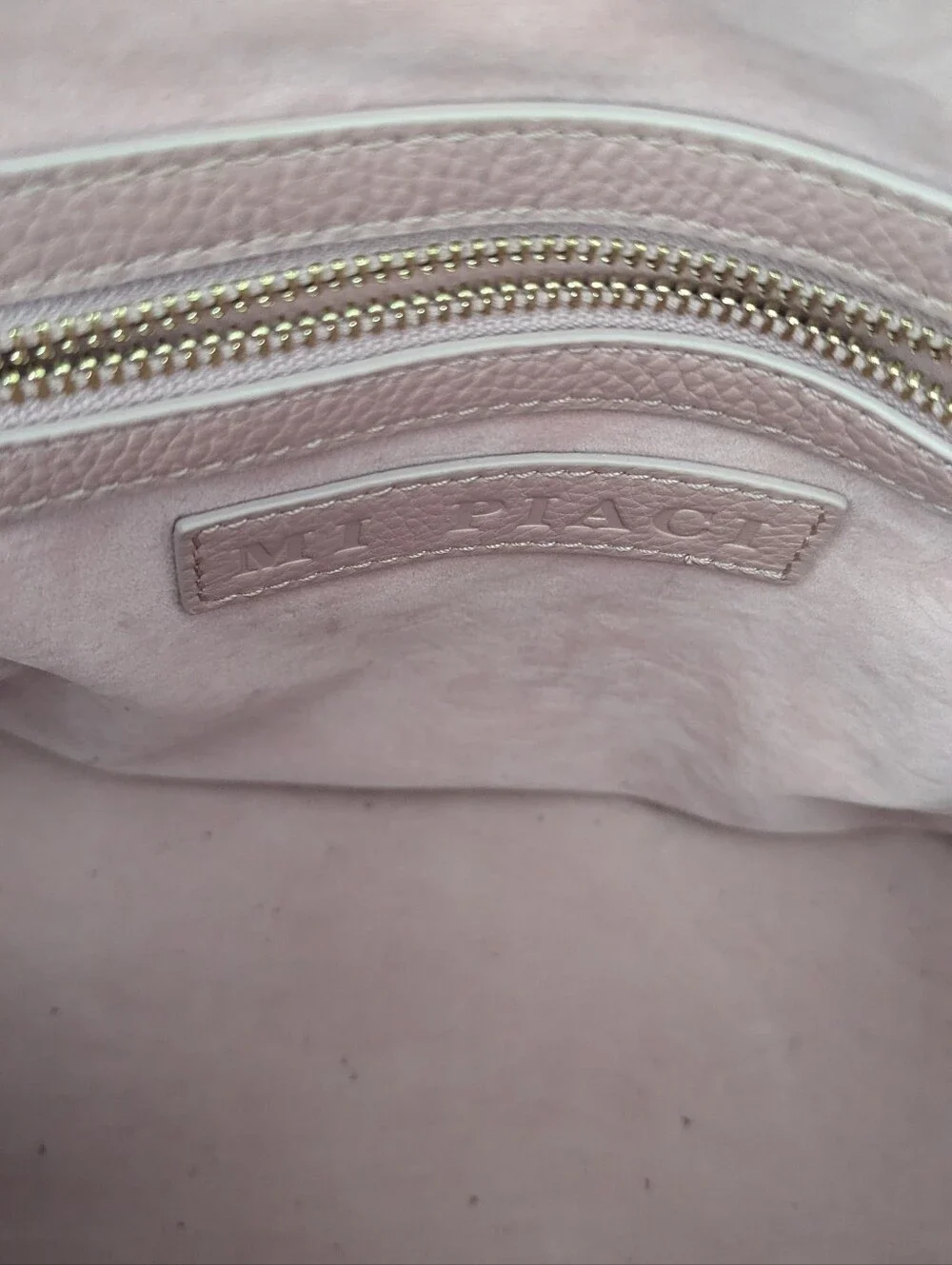 Mi Piaci Blush Pink Dome Satchel Alma Style Handbag